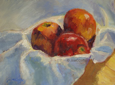 Apples In Covered Bowl